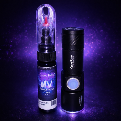 UV Scratch Repair Kit for Automotive Surfaces - Cozmo Recon UV Scratch Repair Kit for Automotive Surfaces
