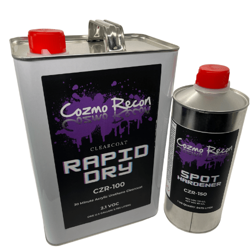 CZR100 Rapid-Dry Clear Coat Kit 2.1VOC - Cozmo Recon