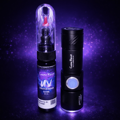 UV Scratch Repair Kit for Automotive Surfaces - Cozmo Recon UV Scratch Repair Kit for Automotive Surfaces